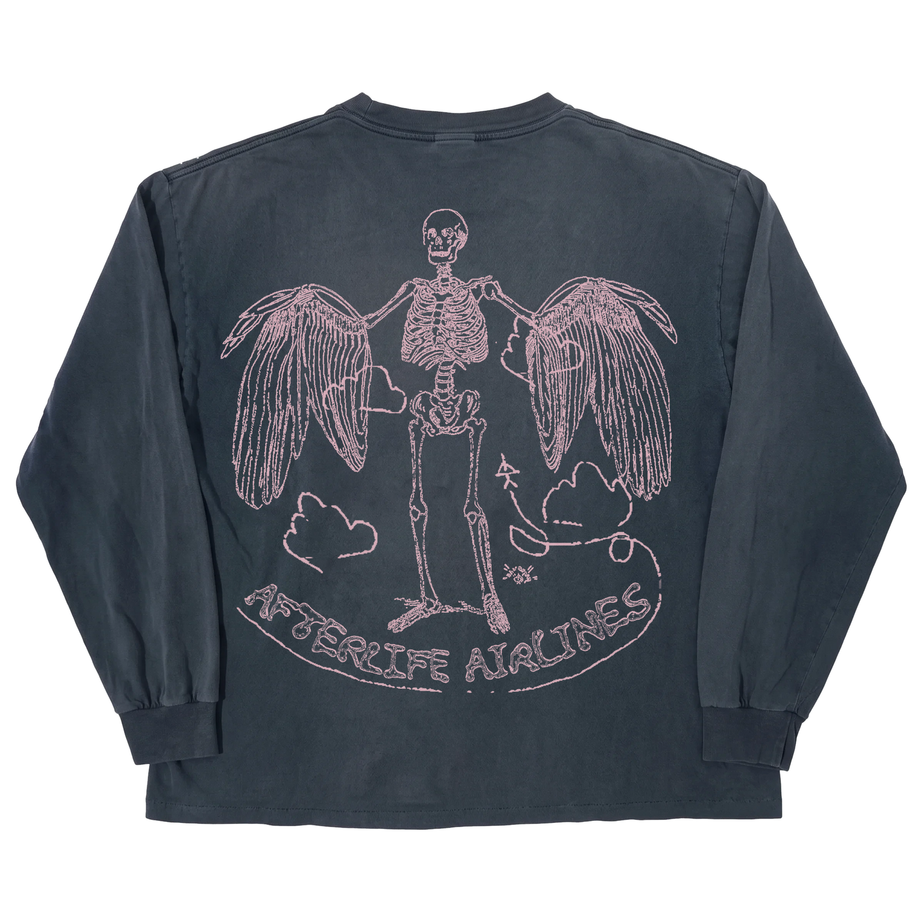 Departure L/S Tee - Blue - Back