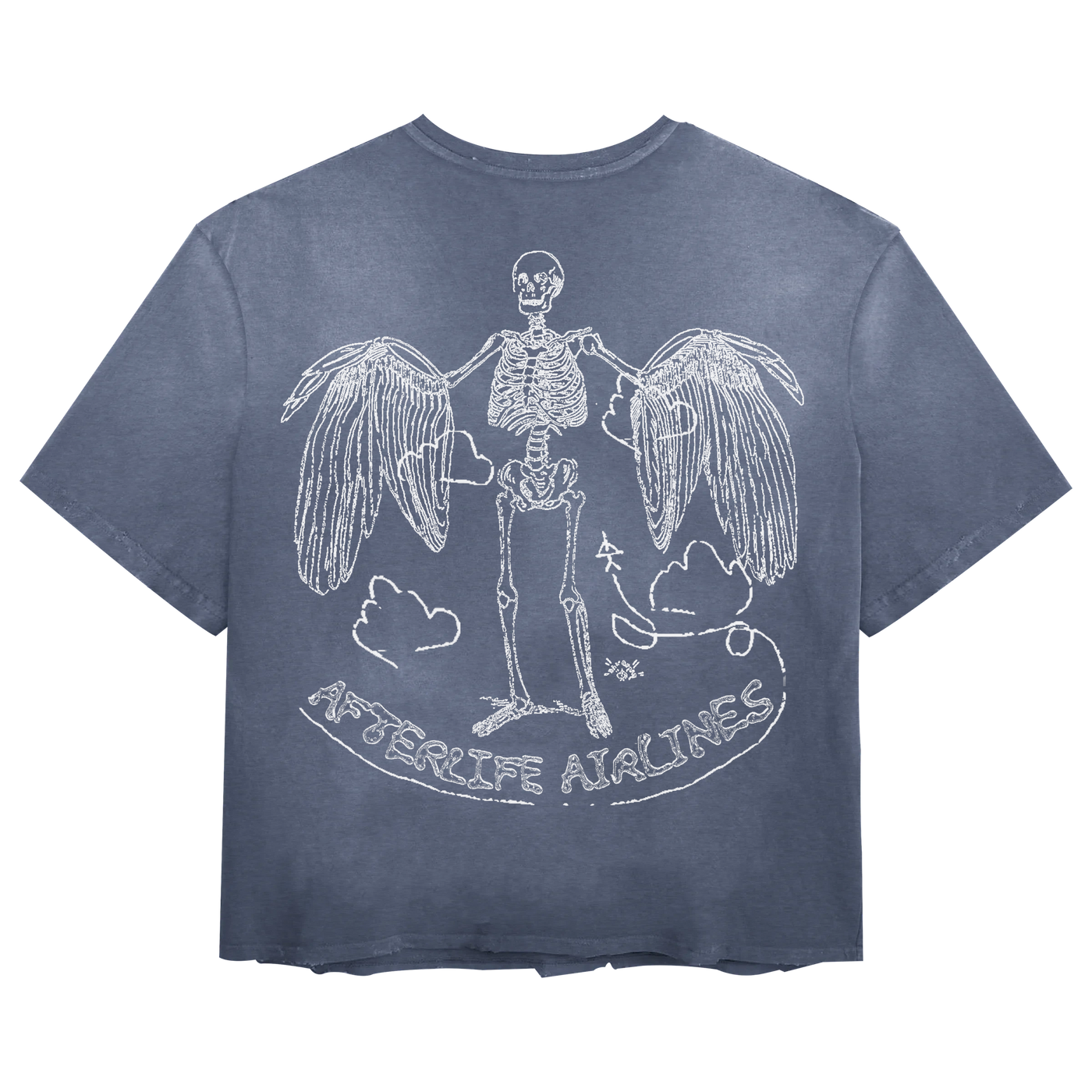 Departure Tee - Blue - Back