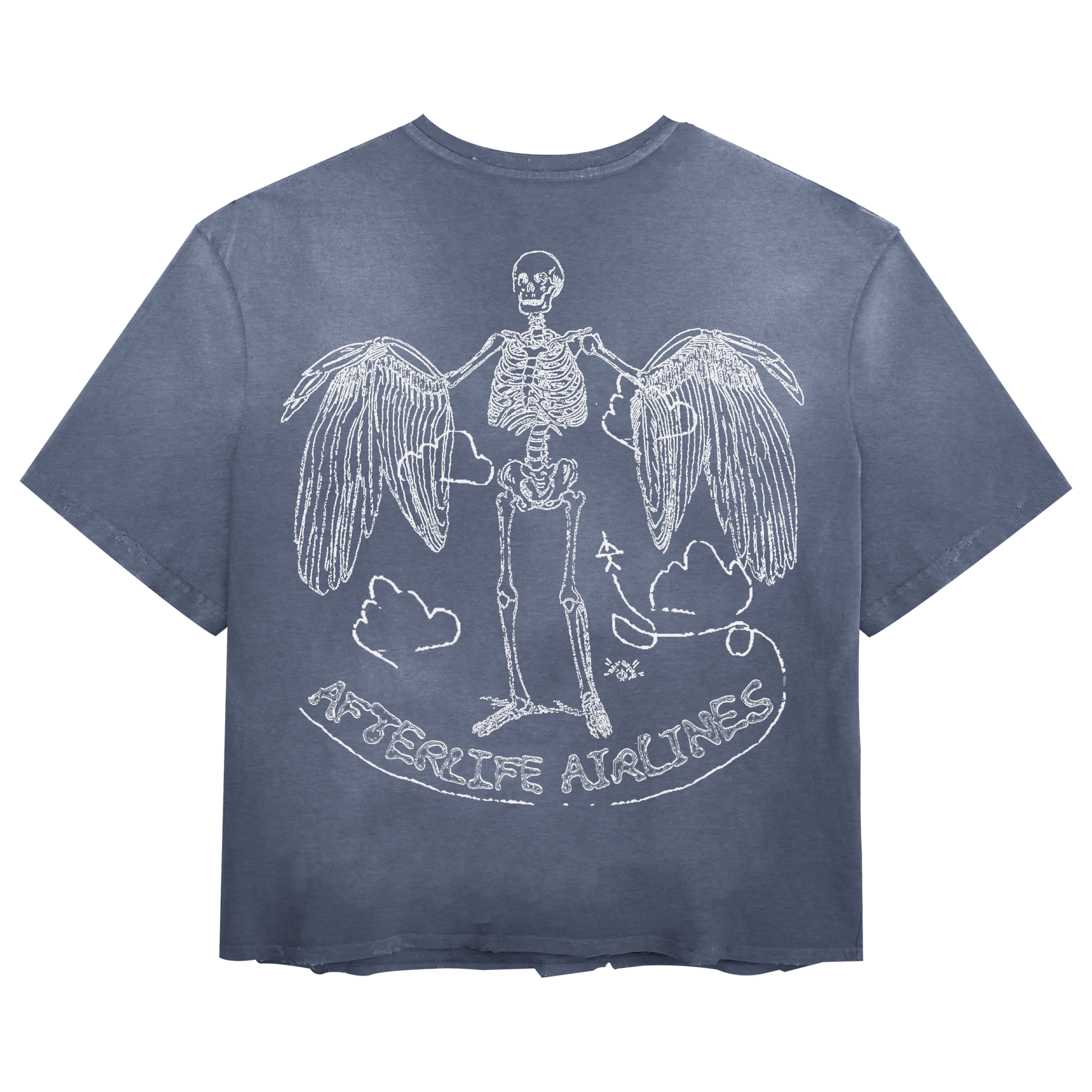 Departure Tee - Blue - Back