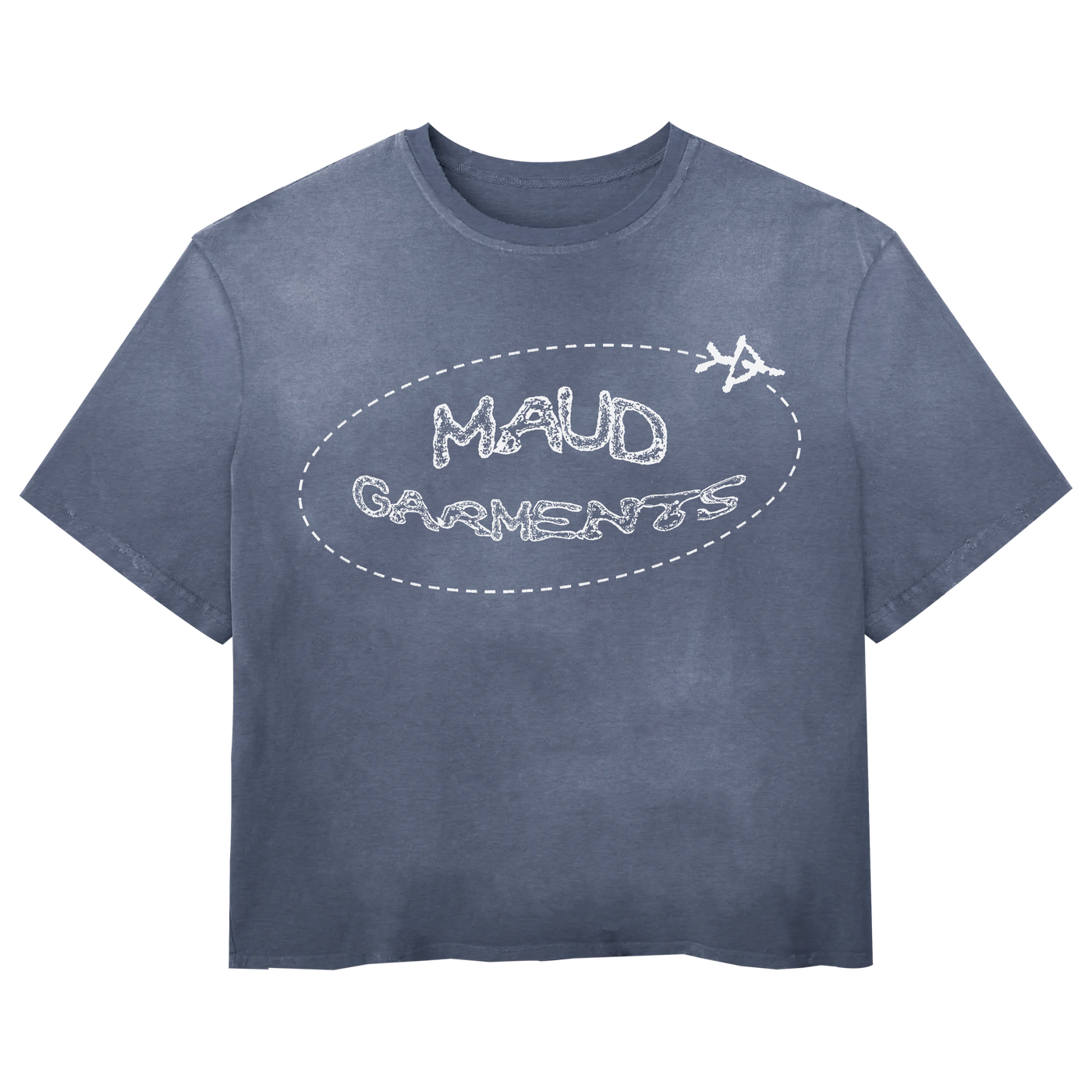 Departure Tee - Blue - Front