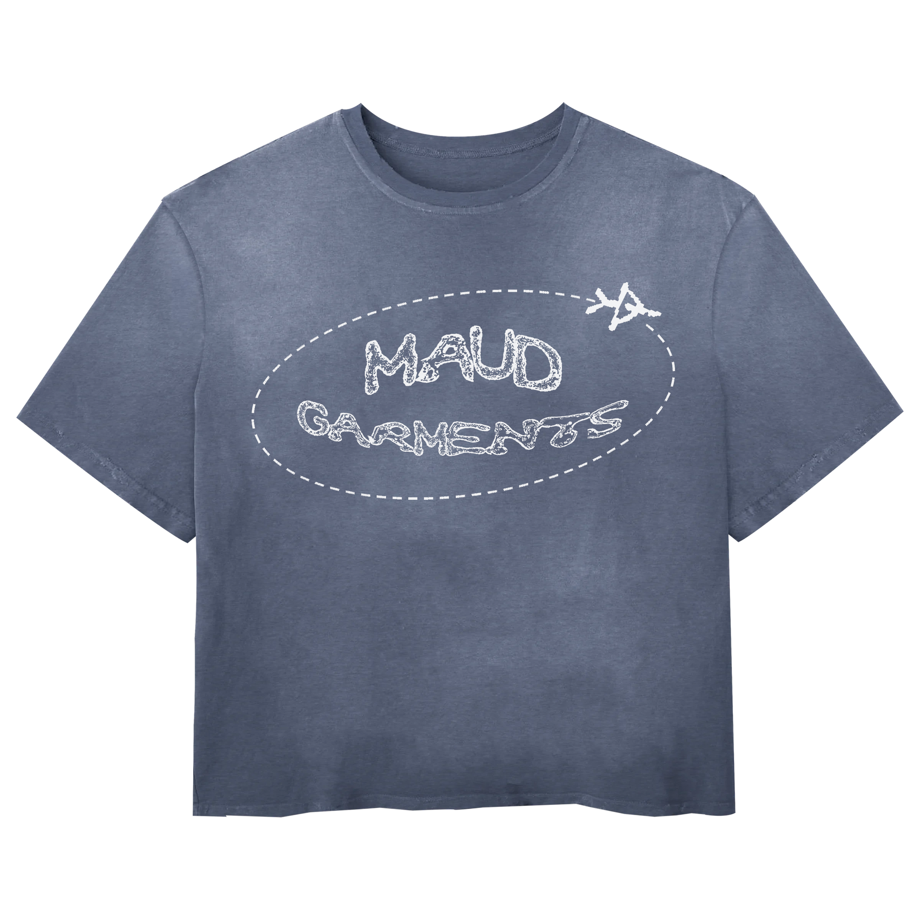 Departure Tee - Blue - Front