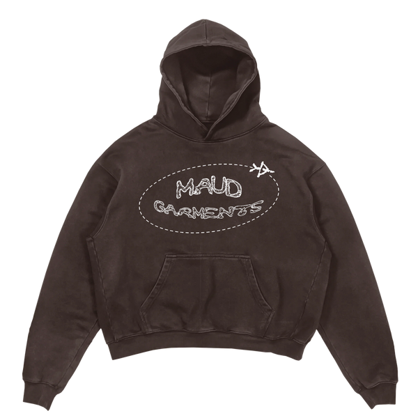 Departure Hoodie - Brown - Front