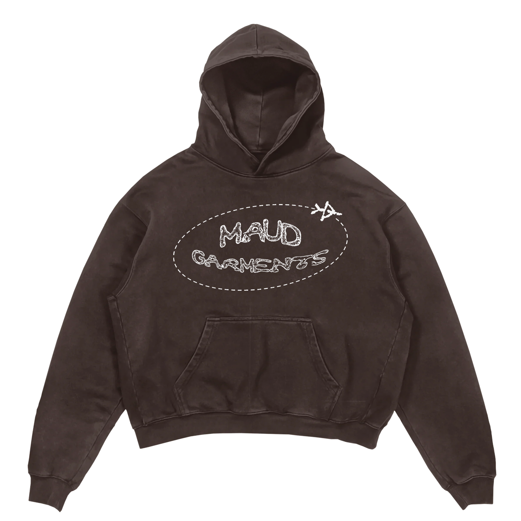 Departure Hoodie - Brown - Front