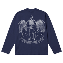 Departure Baggy L/S Tee - Blue - Back