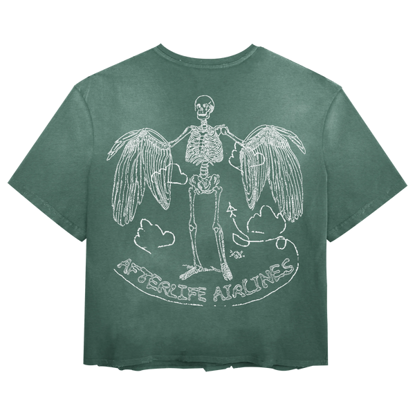 Departure Tee - Green - Back