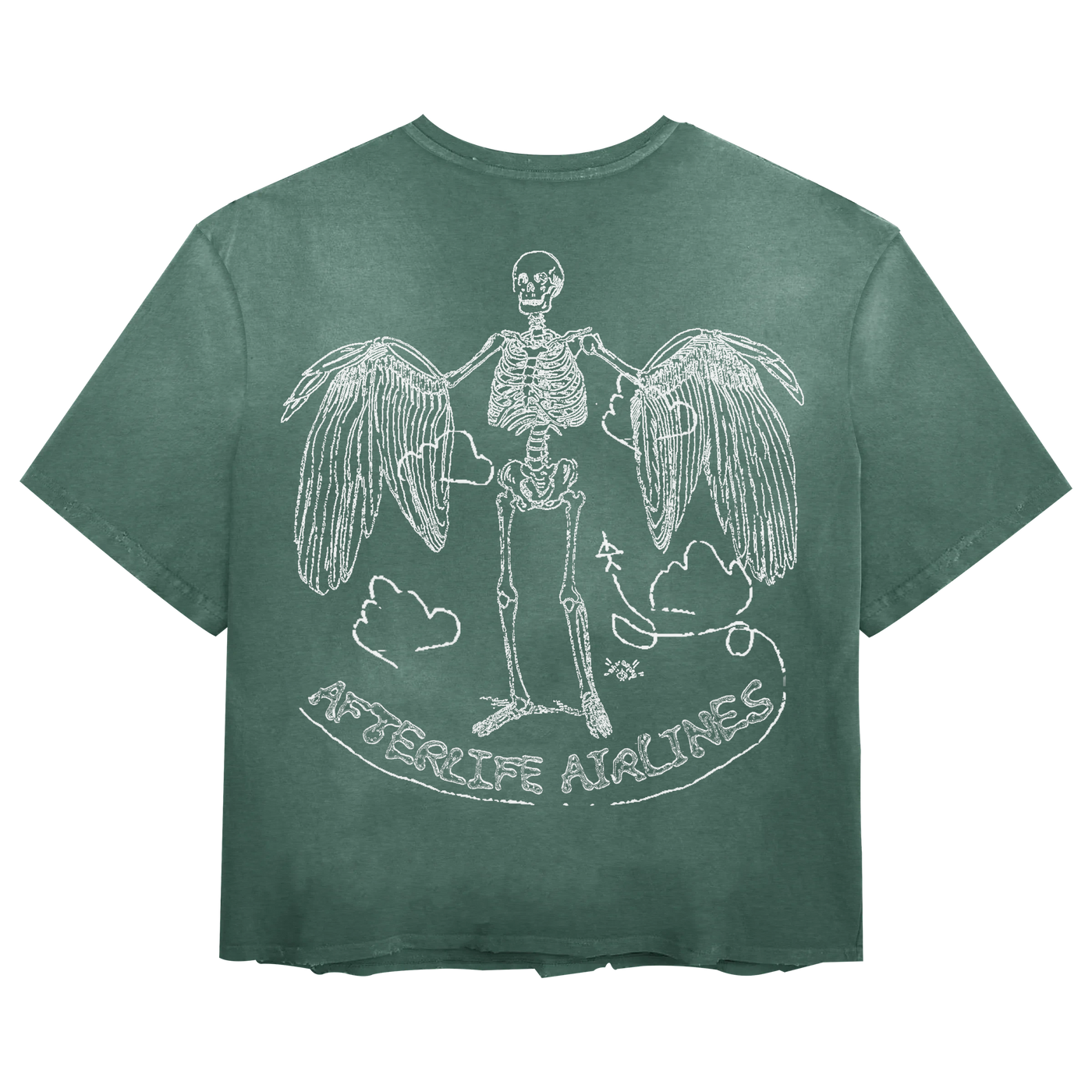 Departure Tee - Green - Back