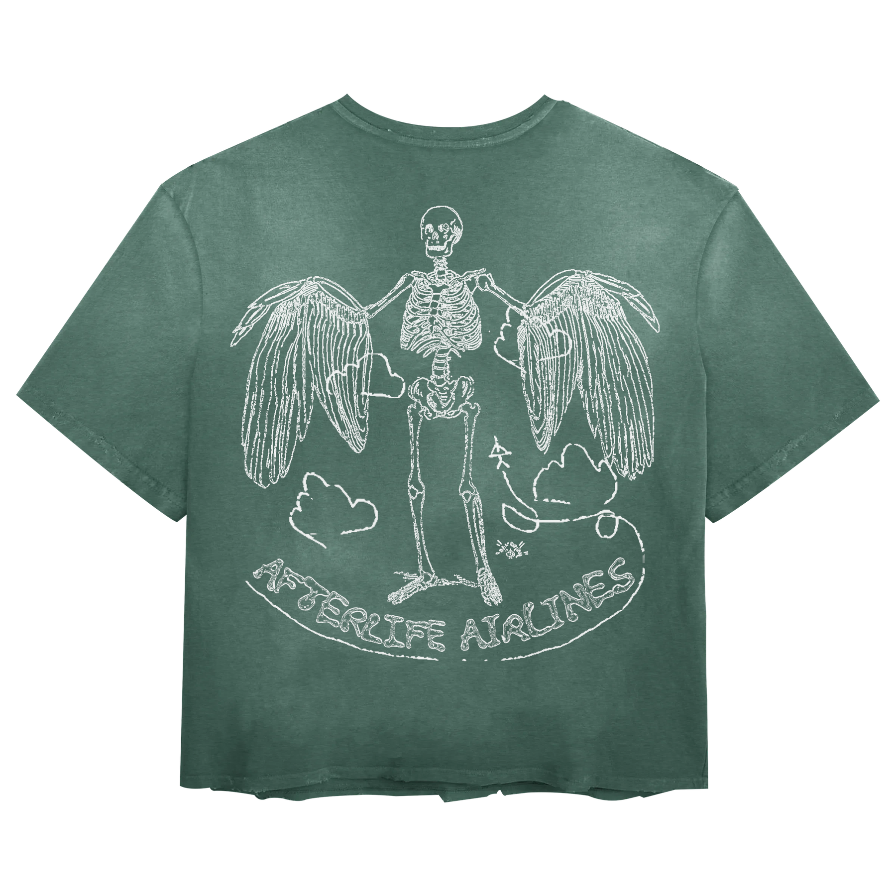 Departure Tee - Green - Back