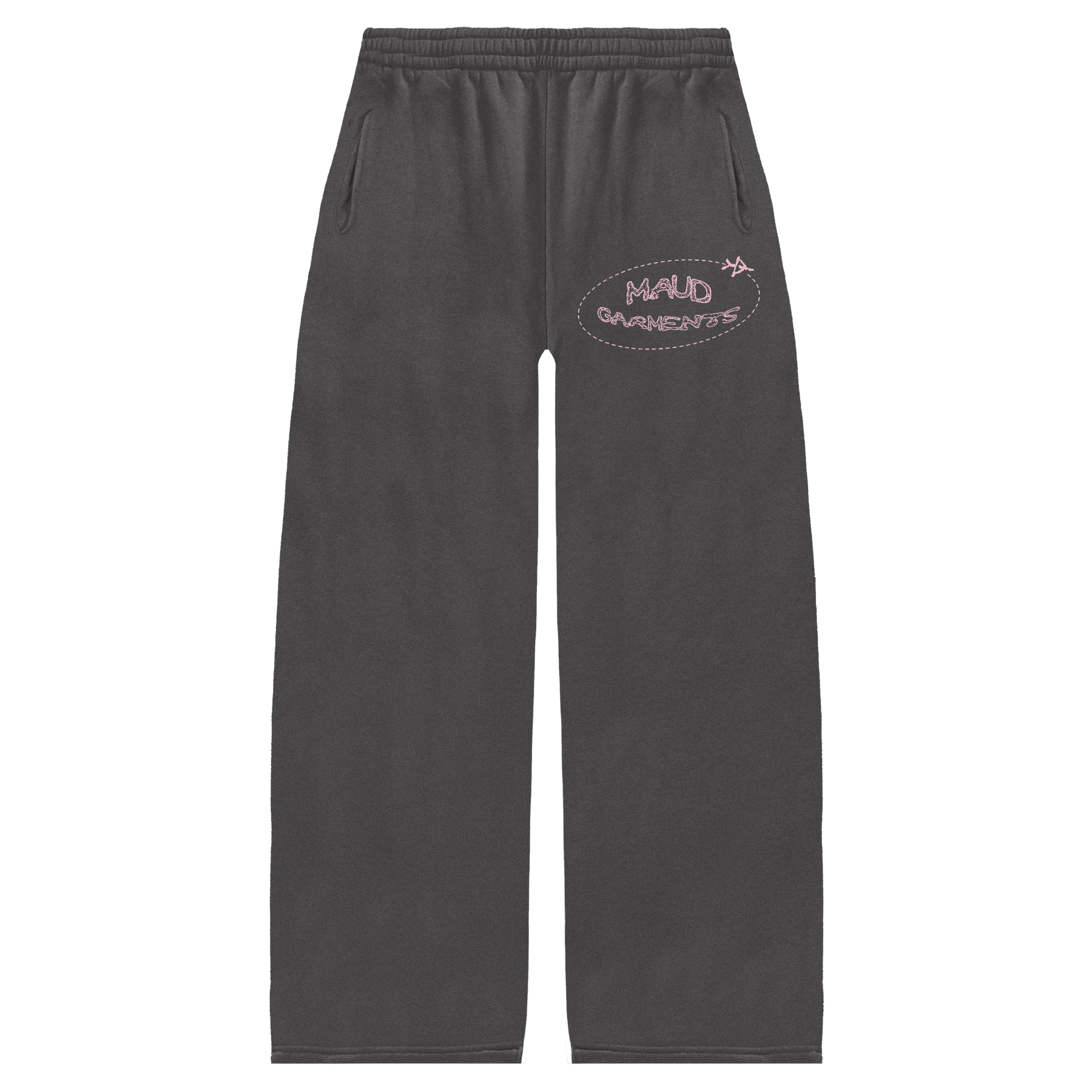 Departure Baggy Sweatpants - Grey - Front