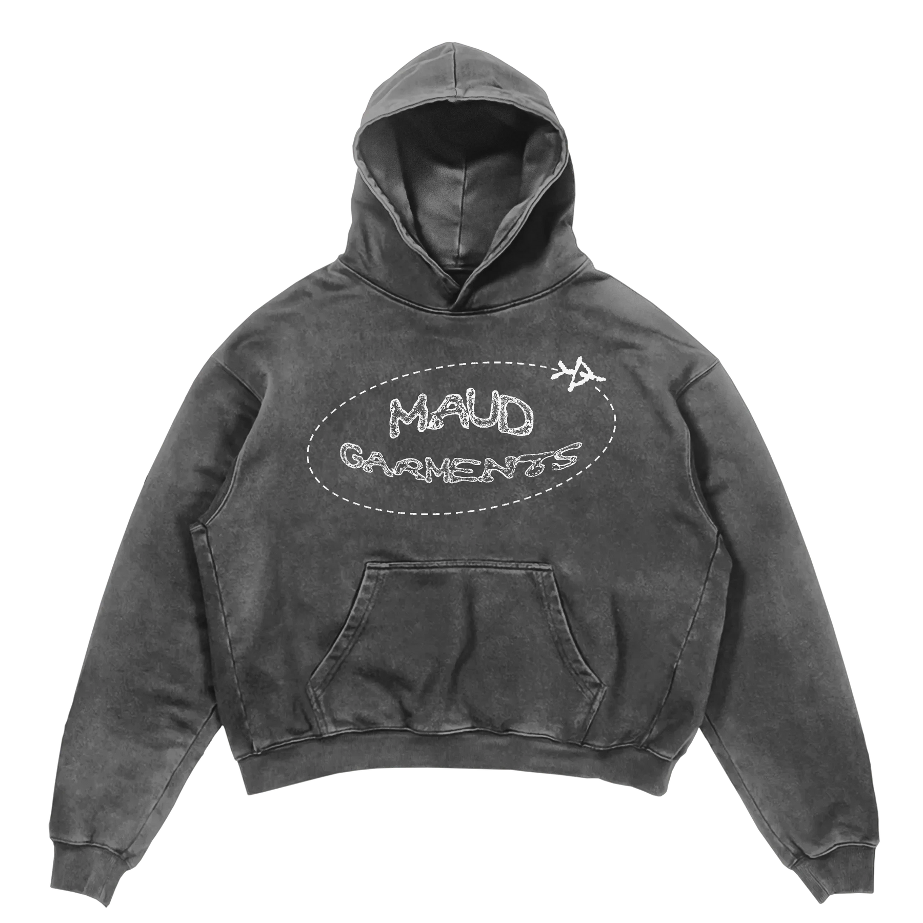 Departure Hoodie - Grey - Front