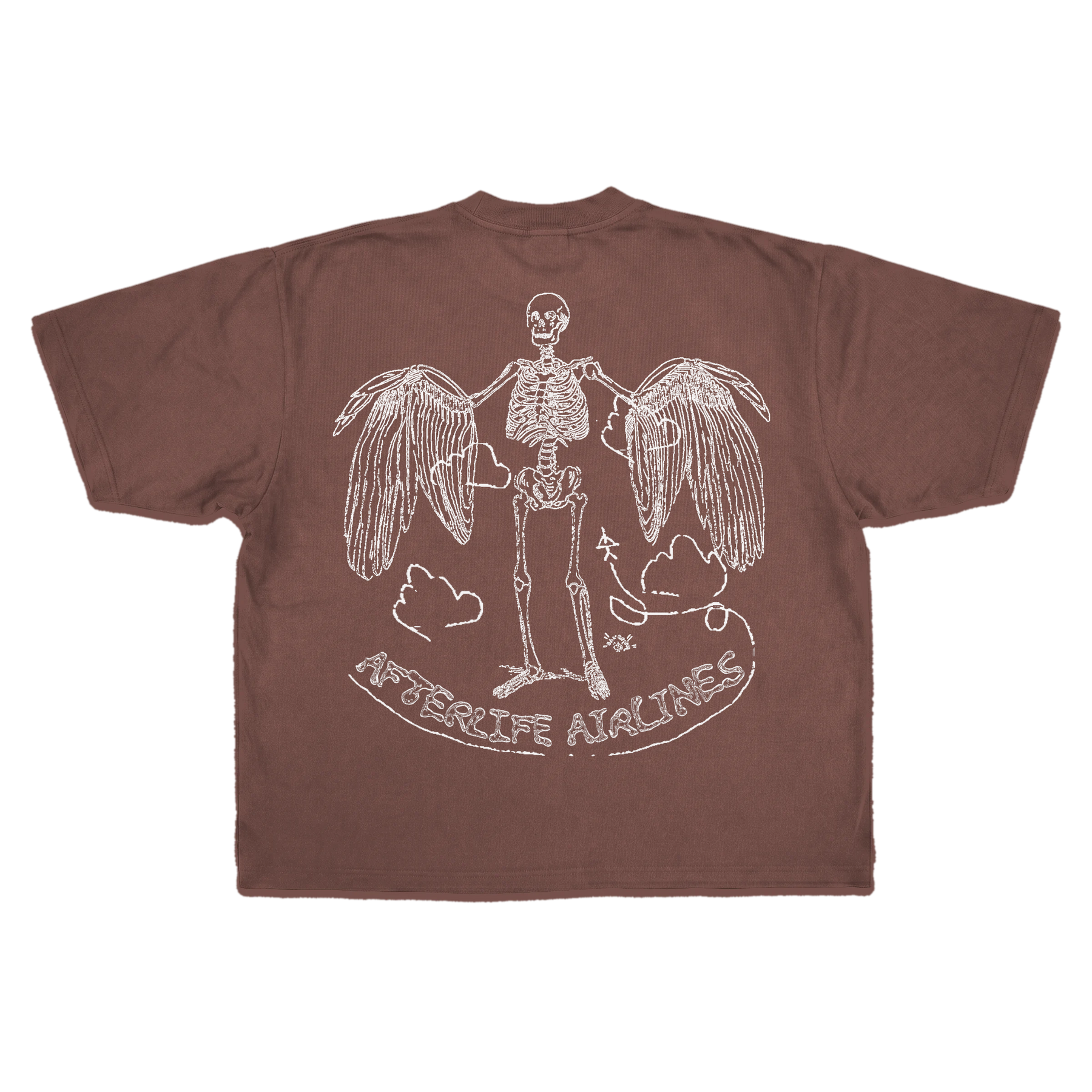Departure Drop Tee - Mocha - Back