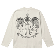 Departure Baggy L/S Tee - Off White - Back