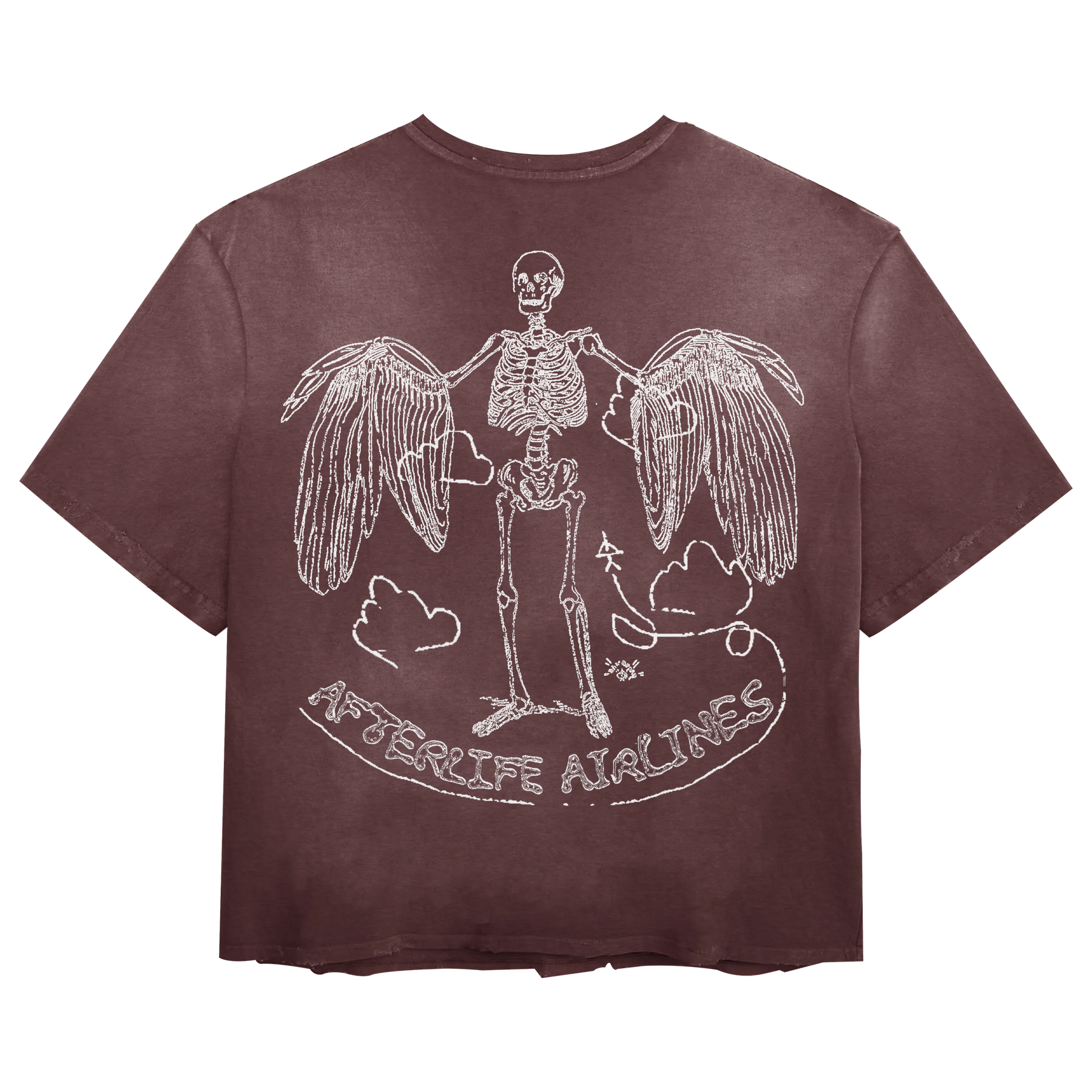 Departure Tee - Red - Back
