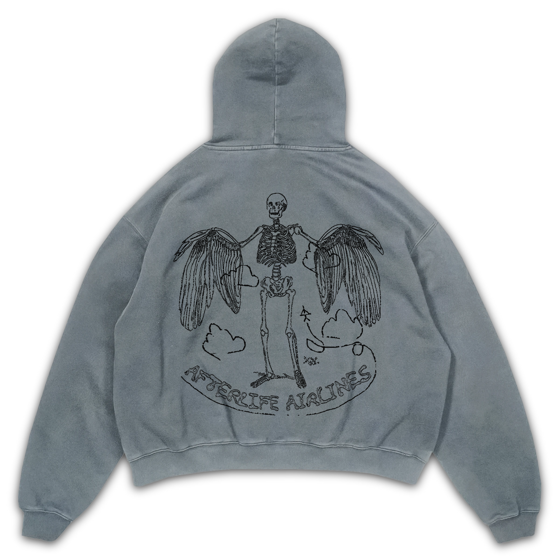 Departure Hoodie - Sage - Back