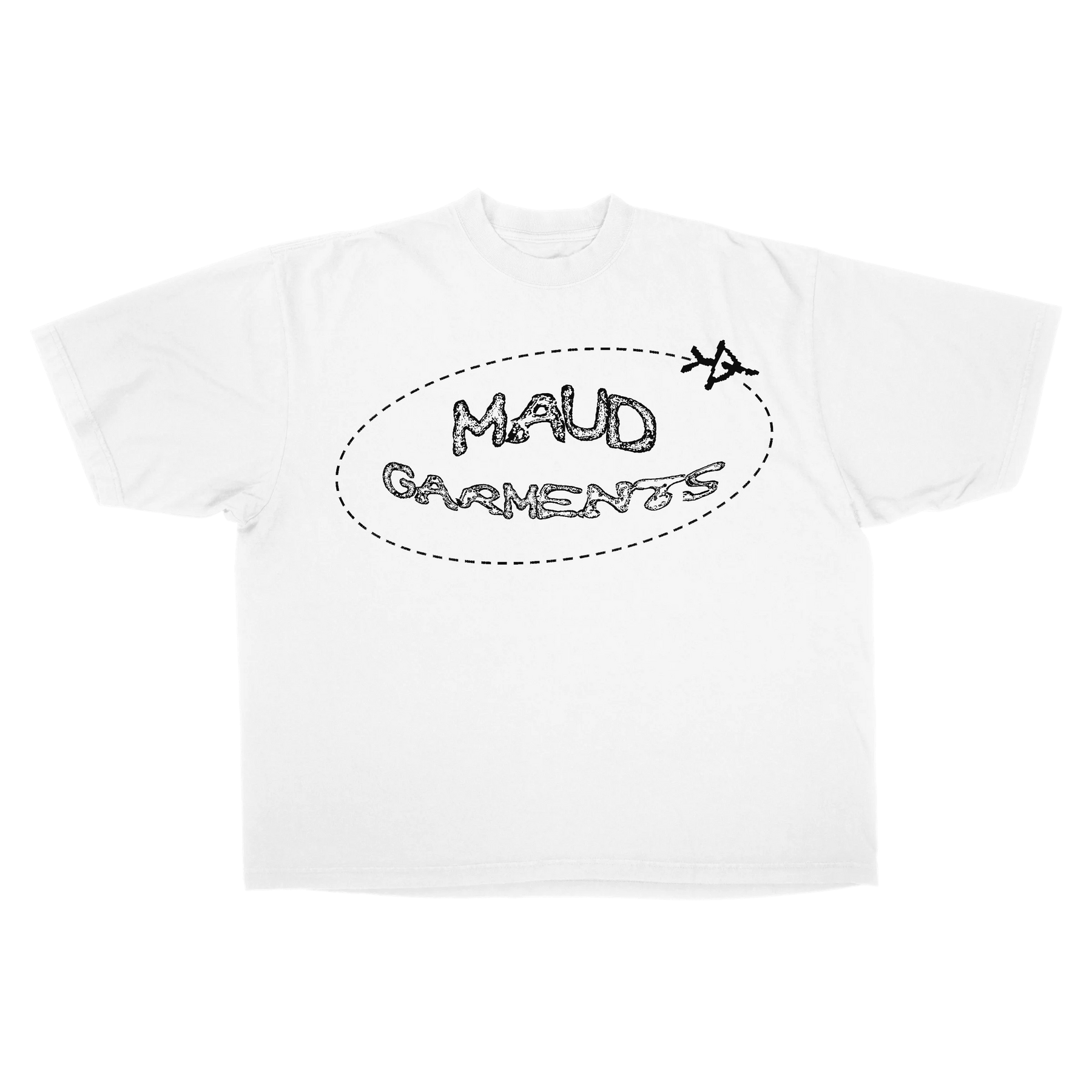 Departure Drop Tee - White - Front