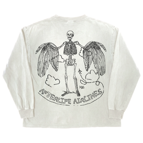 Departure L/S Tee - White - Back