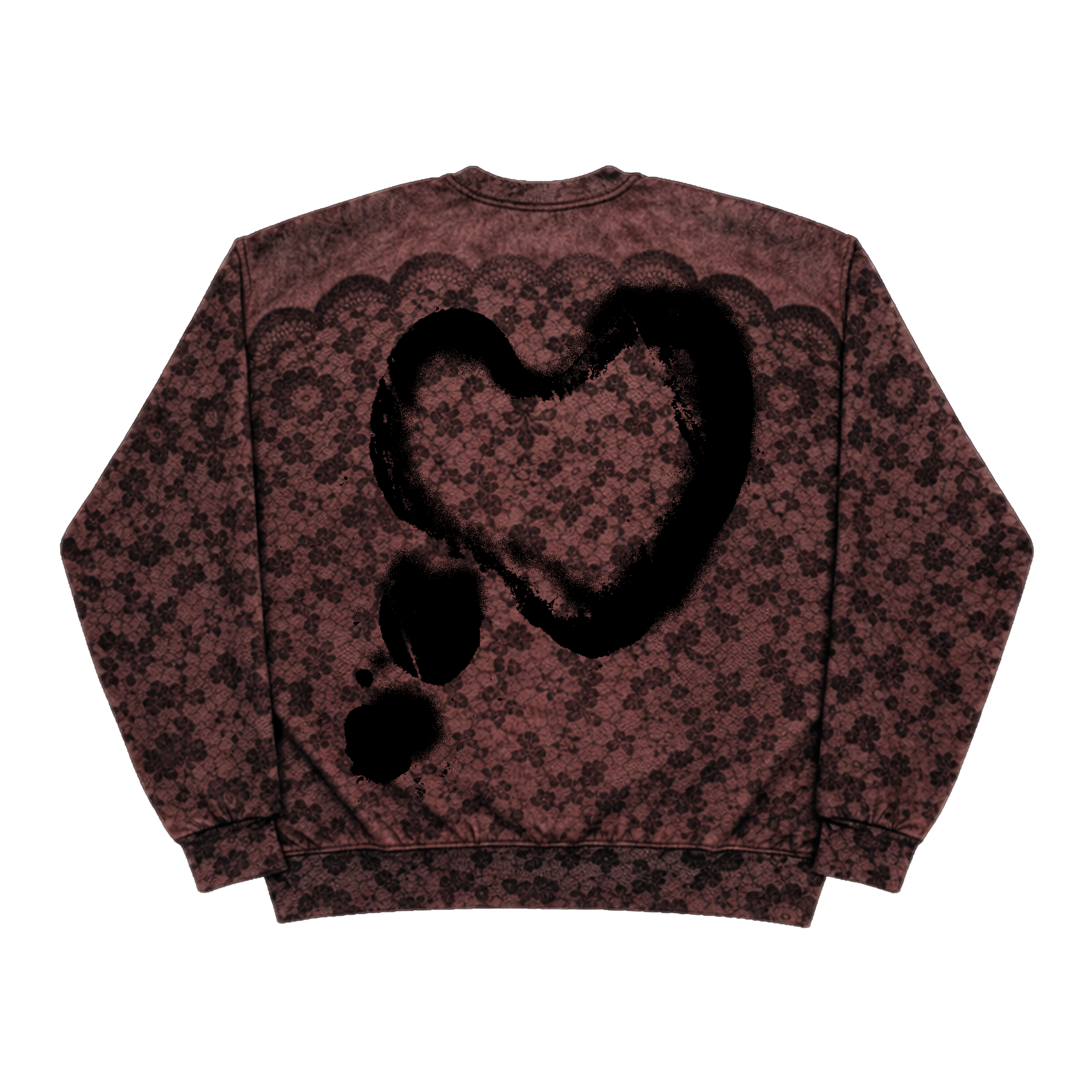 MOCHA FLOWER CREWNECKS