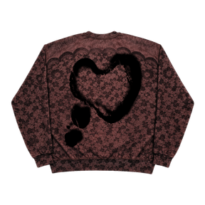 MOCHA FLOWER CREWNECKS