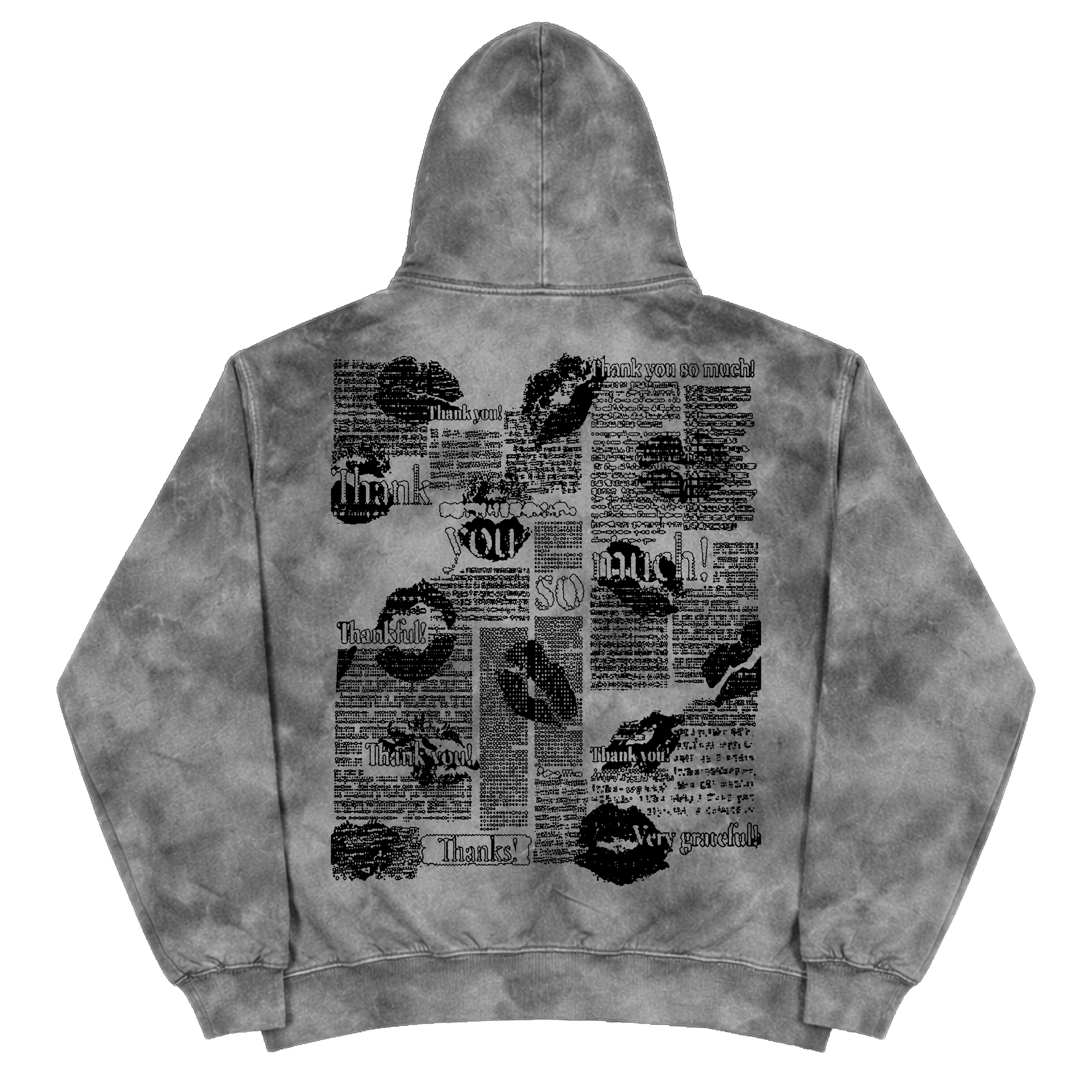 TEXTURED GRATEFUL HOODIE