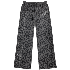 FLOWER SHOWER WIDE LEG SWEATPANTS