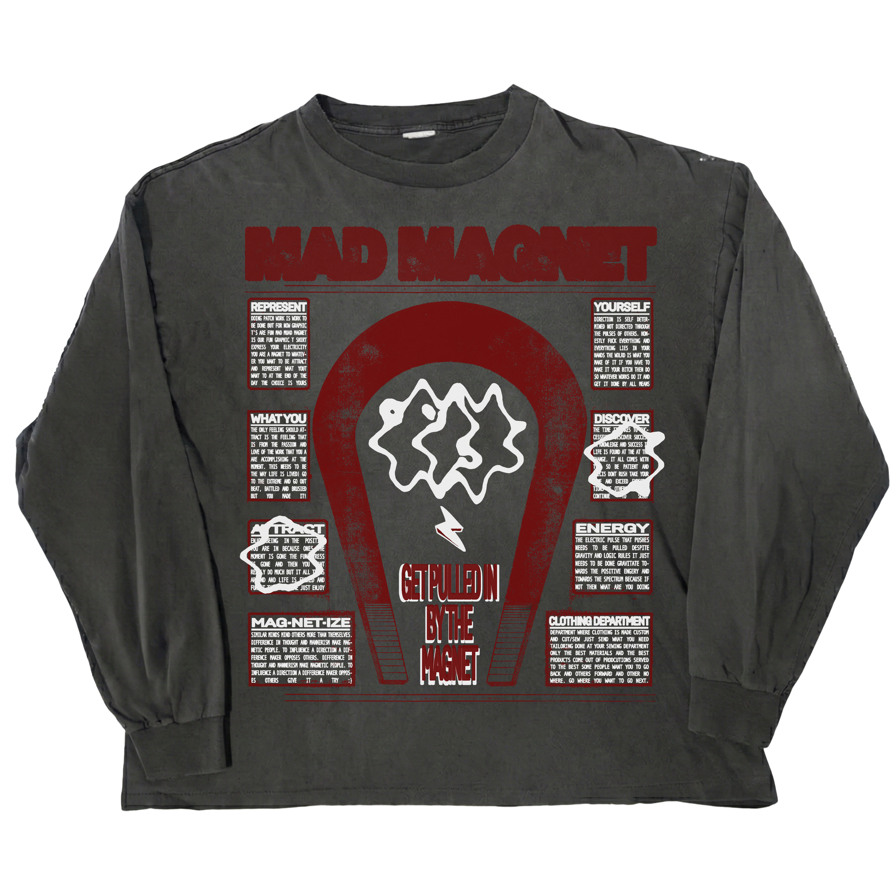Mad Magnet Long Sleeve Tee