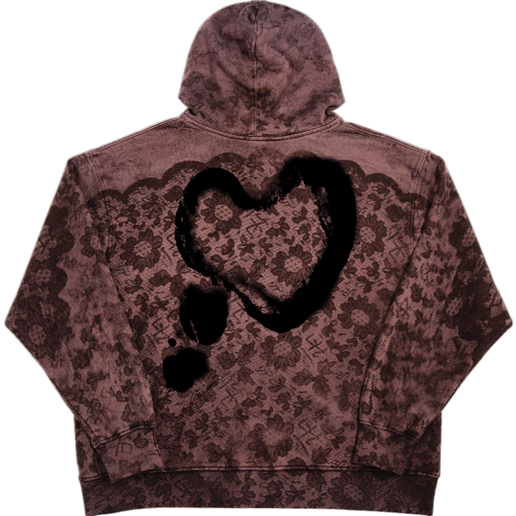 MOCHA FLOWER HOODIE