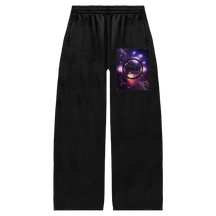 Night Shift Baggy Sweatpants - Black - Front