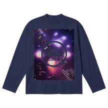 Night Shift Baggy L/S Tee - Blue - Front