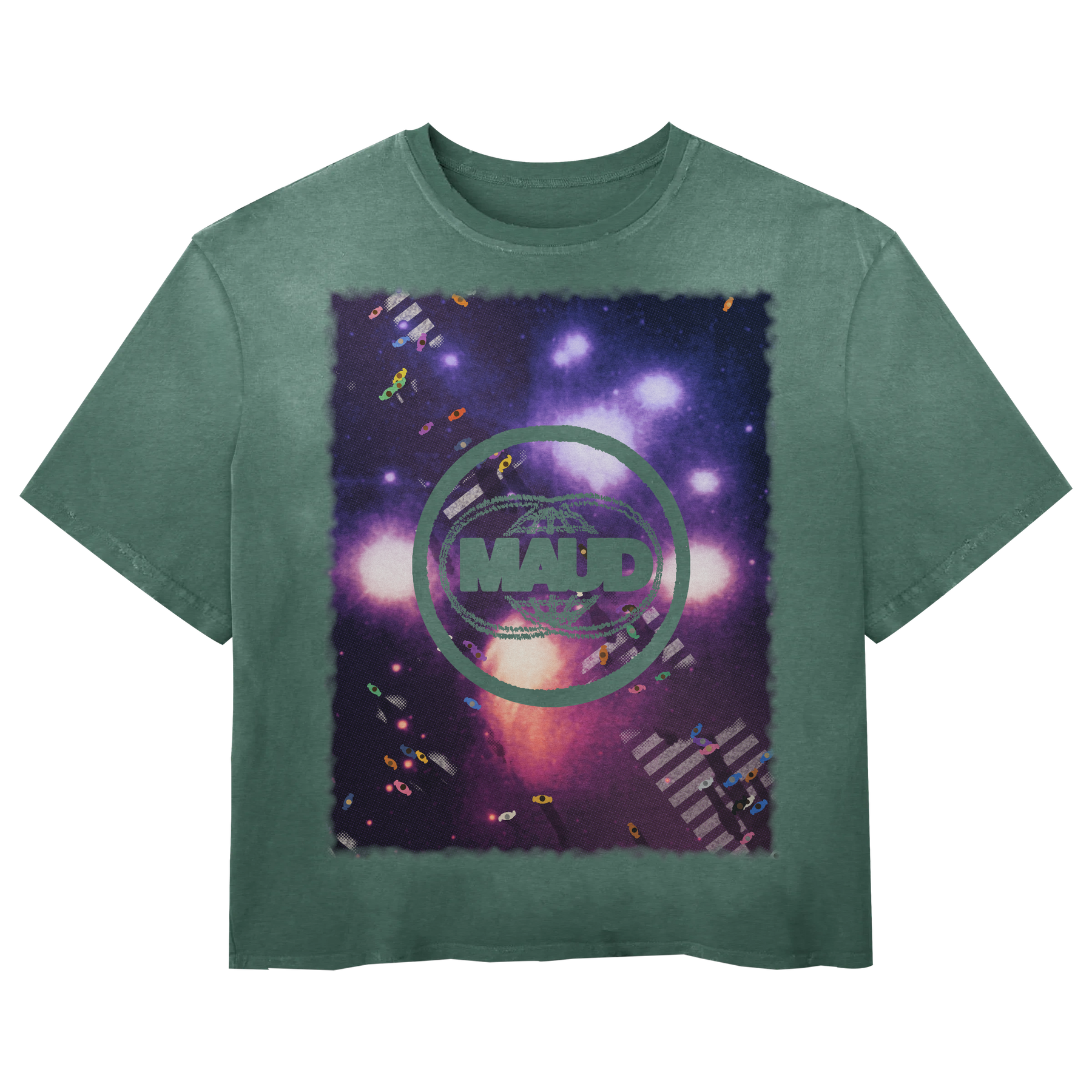 Night Shift Tee - Green - Front