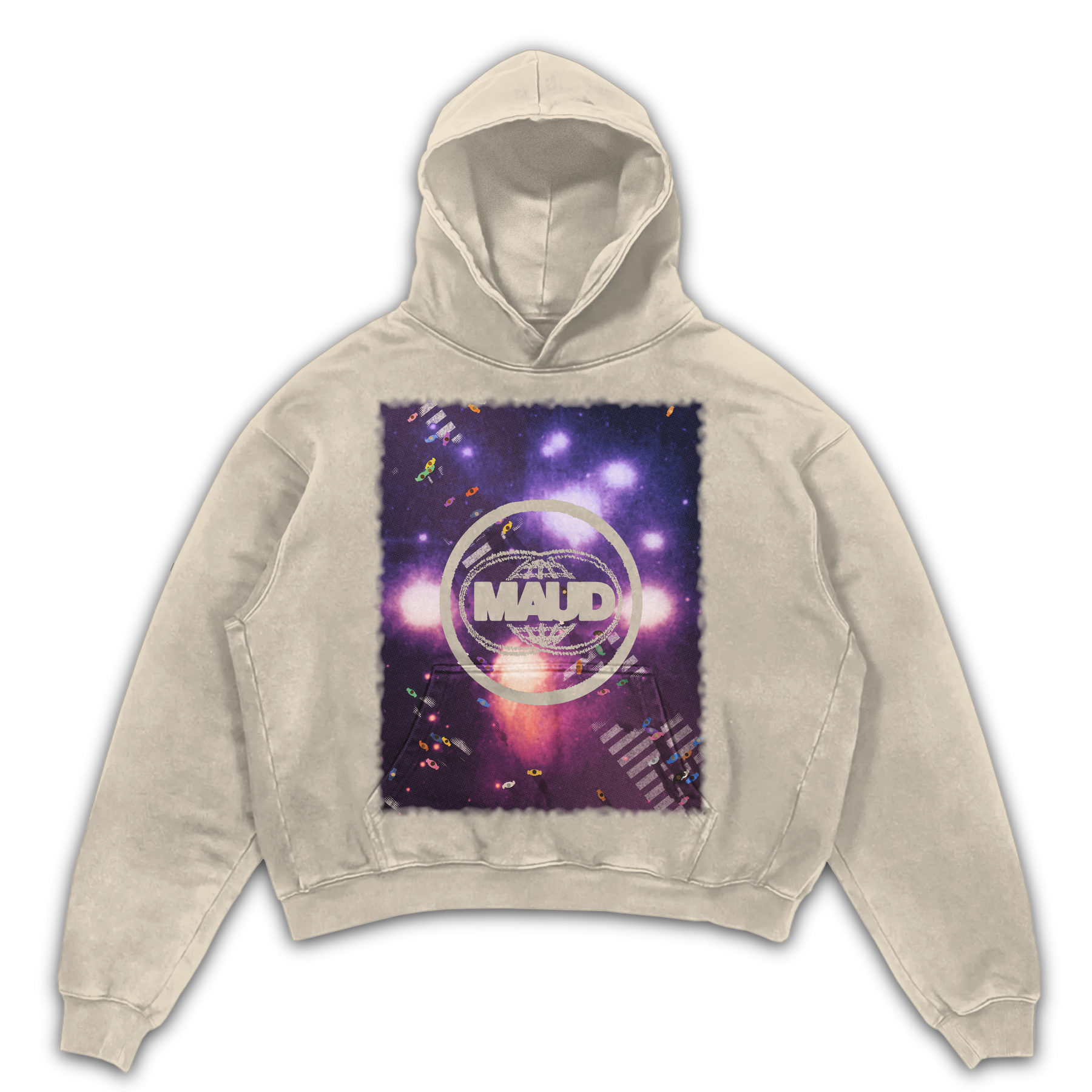 Night Shift Hoodie - Sand - Front