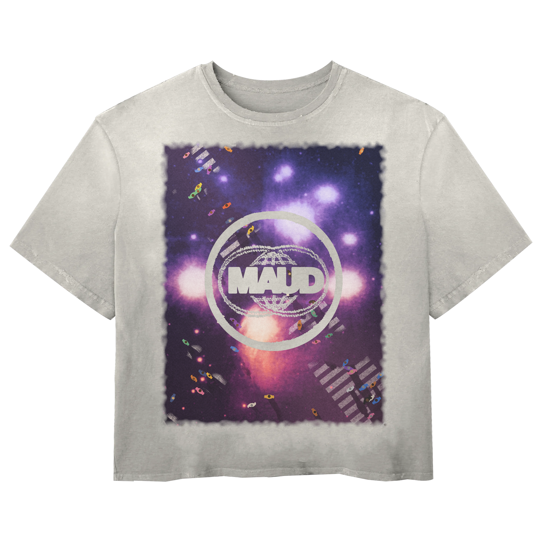 Night Shift Tee - White - Front
