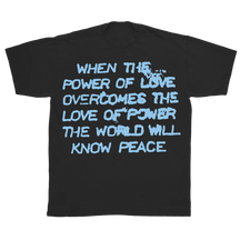 Power of Love Classic Tee - Black - Front