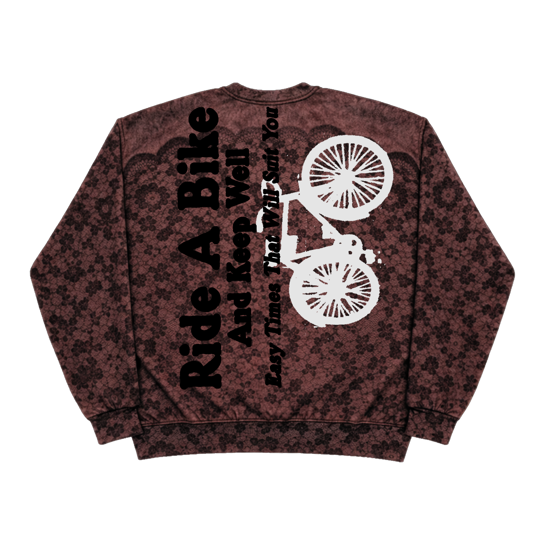 MOCHA FLOWER CREWNECKS