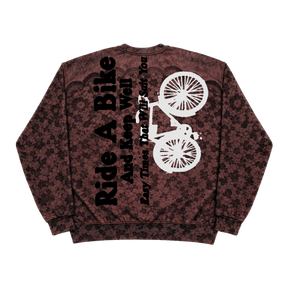 MOCHA FLOWER CREWNECKS