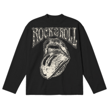 Rock & Roll Baggy L/S Tee - Black - Front