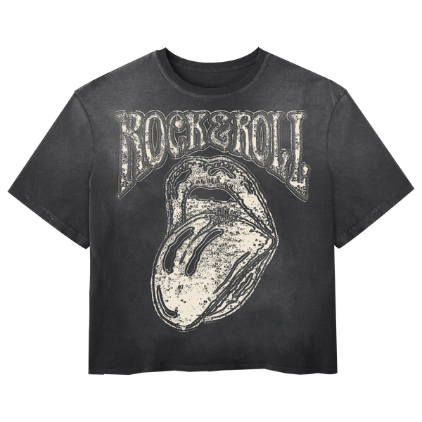 Rock & Roll Tee - Black - Front