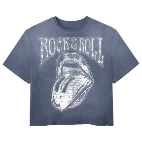 Rock & Roll Tee - Blue - Front