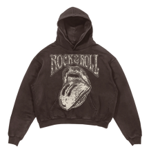 Rock & Roll Hoodie - Brown - Front