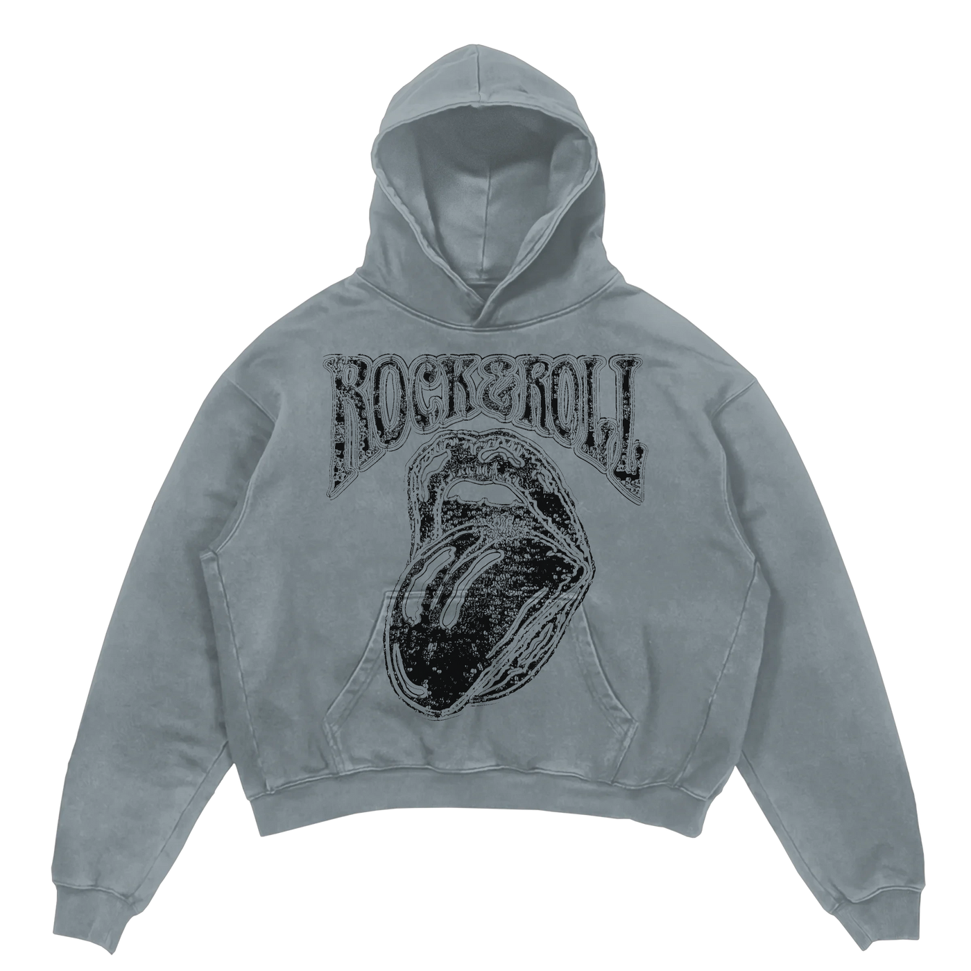 Rock & Roll Hoodie - Sage - Front