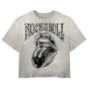 Rock & Roll Tee - White - Front