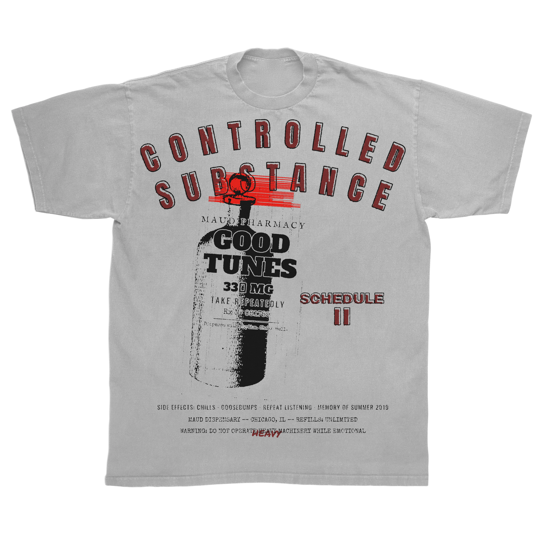 Schedule II Classic Tee - White - Front