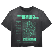 Tech News Tee - Black - Front