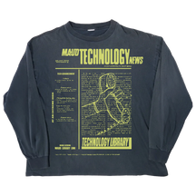Tech News L/S Tee - Blue - Front