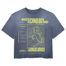 Tech News Tee - Blue - Front