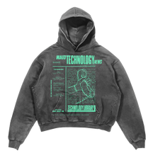 Tech News Hoodie - Grey - Front