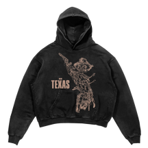 Texas Hoodie - Black - Front