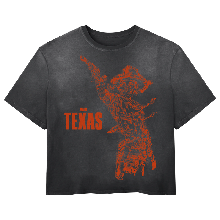 Texas Tee - Black - Front
