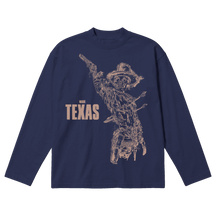Texas Baggy L/S Tee - Blue - Front