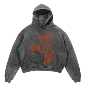 Texas Hoodie - Grey - Front