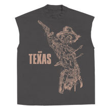 Texas Sleeveless Tee - Grey - Front