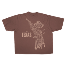 Texas Drop Tee - Mocha - Front